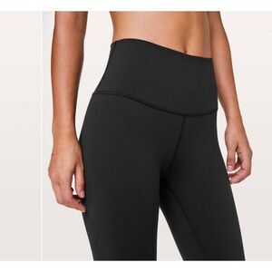 LULULEMON ATHLETICA Wunder Under Hi-Rise 1/2 Tight 'Full On Luon 17' Size 6
